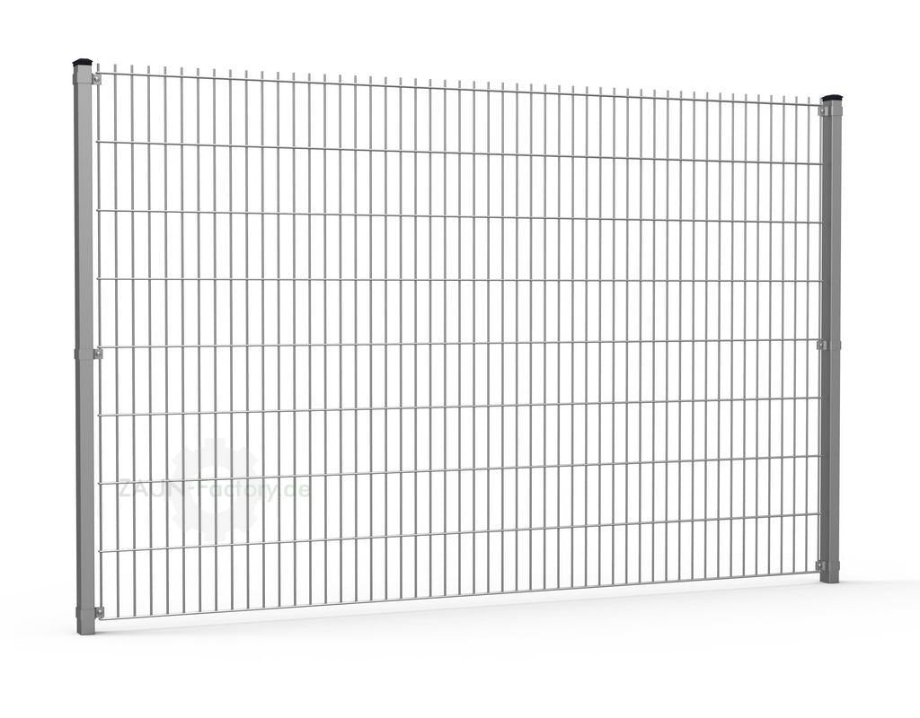 65m Double Wire Mesh Fence Set | Height 1630mm | Hot-Dip Galvanized & RAL Coated | Complete Installation Kit