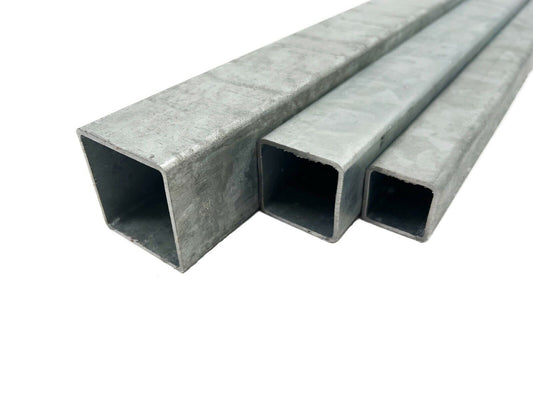 Hot-Dip Galvanized Square Steel Tube | Hollow Section Fence Post | Structural Metal Profile