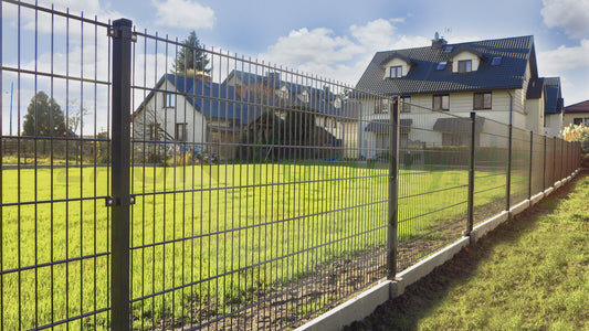 65m Double Wire Mesh Fence Set | Height 1630mm | Hot-Dip Galvanized & RAL Coated | Complete Installation Kit
